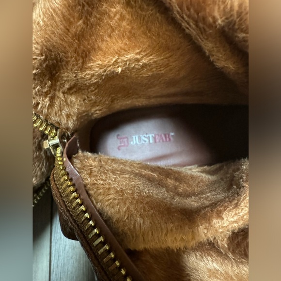 Just Fab over the knee brown boots size 8 - Picture 2 of 9